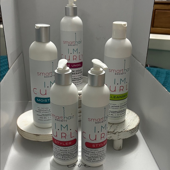 Smart Hair Society Other - I.M. Society Curly Hair System. Shampoo, Conditioner, Gel & 2 Curl Cream